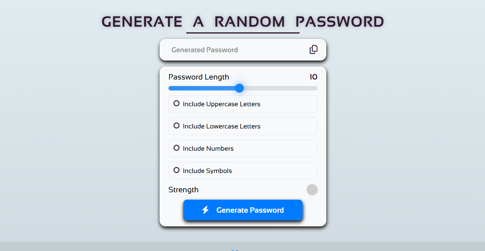 Password Generator