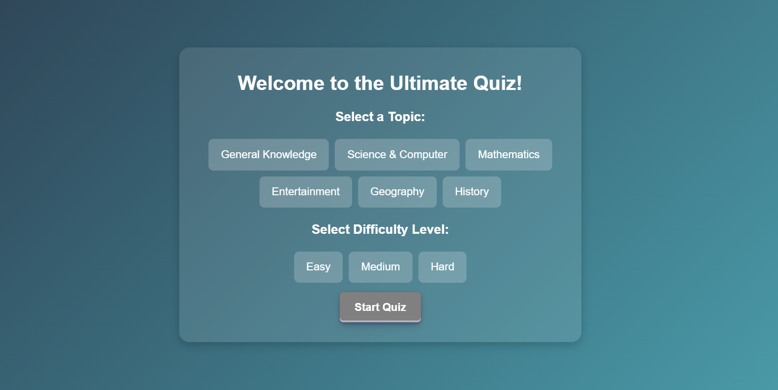 Quiz App